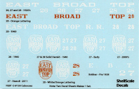 (image for) EBT Caboose Decal Lettering, O scale