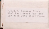 (image for) HOn3 EBT Tank on Steel Flatcar Kit
