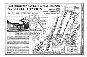(image for) Complete Set of all six HAER Saltillo Station drawings