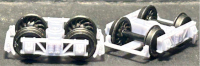 (image for) HOn3 Arch Bar Trucks for 1st No. 21 Miners' Coach (1 pair)
