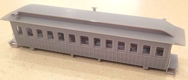 (image for) HO EBT Coach No. 1 Car Body