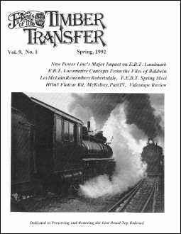 (image for) Timber Transfer Vol. 9 No. 1, Spring 1992