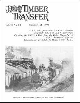 (image for) Timber Transfer Vol 12 No 1&2, Summer-Fall 1995