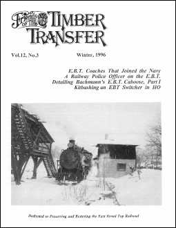 (image for) Timber Transfer Vol. 12 No. 3, Winter 1996